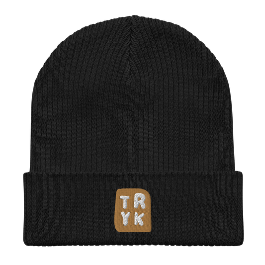 TRYK - Organic ribbed beanie