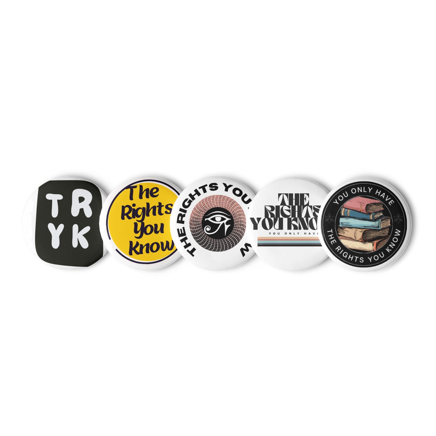 TRYK - Set of pin buttons