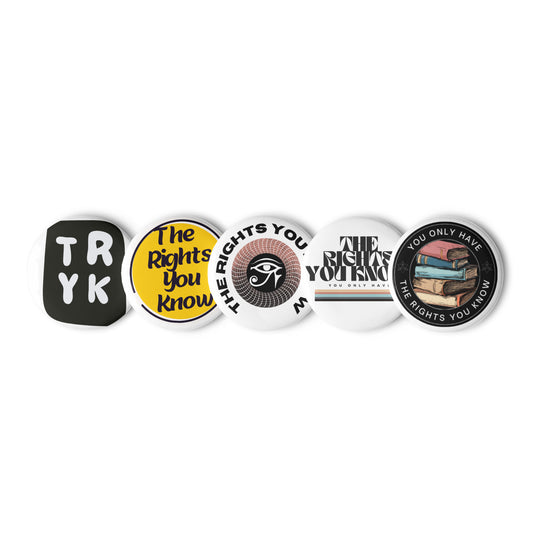 TRYK - Set of pin buttons